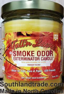 Smoke Odor Exterminator Candle Fall N Leaves 13oz